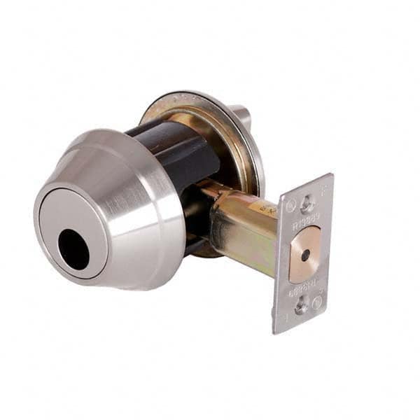 Stanley - 6 Pin Schlage C Single Cylinder Deadbolt - Americas Industrial Supply
