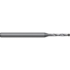 Harvey Tool - Letter E (1/4") 130° Brazed Solid Carbide Jobber Drill - Exact Industrial Supply