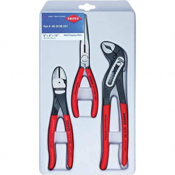 Knipex - Plier Sets Set Type: Assortment Number of Pieces: 3 - Americas Industrial Supply