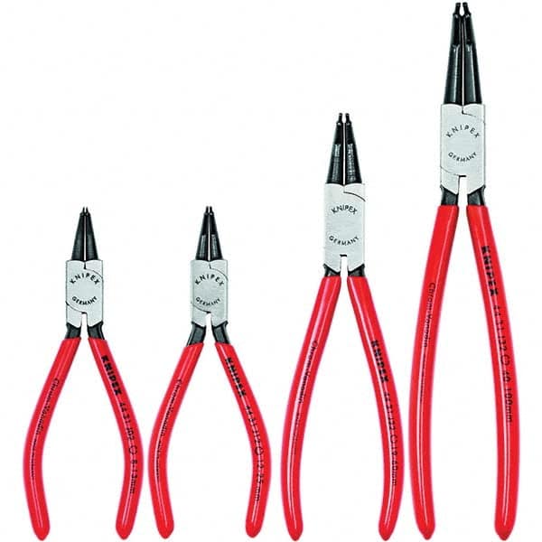 Knipex - Plier Sets Set Type: Retaining Ring Pliers Number of Pieces: 4 - Americas Industrial Supply