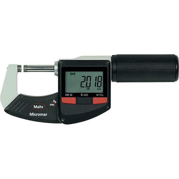 Mahr - Electronic Outside Micrometers Type: Standard Minimum Measurement (Decimal Inch): 0.0000 - Americas Industrial Supply