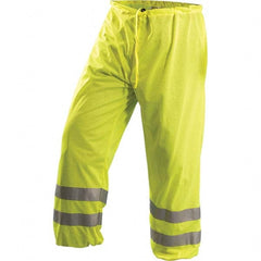 OccuNomix - Size 2X/4X Hi-Viz Yellow Polyester Hi-Visibility Pants - Americas Industrial Supply