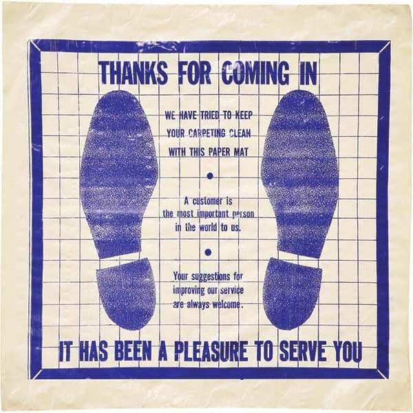 JohnDow - Vehicle Interior Covers Type: Floor Mat Color: White - Americas Industrial Supply