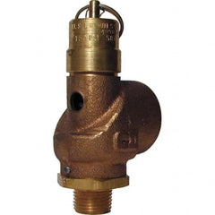 Control Devices - 1/2" Inlet, 3/4" Outlet, ASME Safety Valve - Americas Industrial Supply