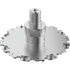 Seco - Combimaster Connection, 5mm Cutting Width, 45.1mm Depth of Cut, 125mm Cutter Diam, 16 Tooth Indexable Slotting Cutter - Americas Industrial Supply