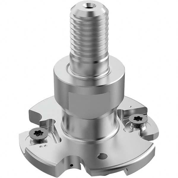 Seco - Combimaster Connection, 1/4" Cutting Width, 0.6024" Depth of Cut, 2" Cutter Diam, 4 Tooth Indexable Slotting Cutter - Americas Industrial Supply