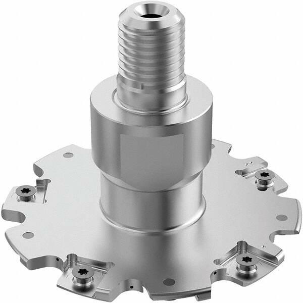 Seco - Combimaster Connection, 3/16" Cutting Width, 0.9528" Depth of Cut, 3" Cutter Diam, 10 Tooth Indexable Slotting Cutter - Americas Industrial Supply