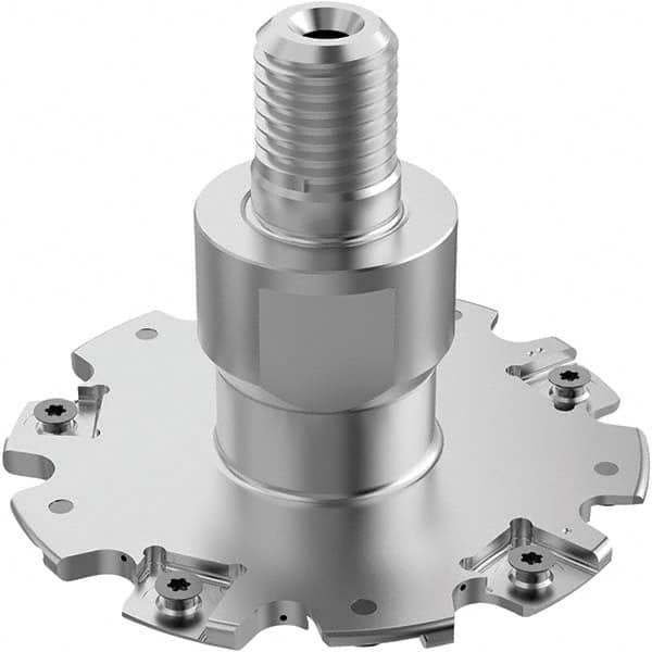 Seco - Combimaster Connection, 4mm Cutting Width, 26.2mm Depth of Cut, 80mm Cutter Diam, 10 Tooth Indexable Slotting Cutter - Americas Industrial Supply