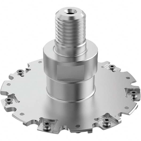 Seco - Combimaster Connection, 5/32" Cutting Width, 1.3189" Depth of Cut, 4" Cutter Diam, 14 Tooth Indexable Slotting Cutter - Americas Industrial Supply