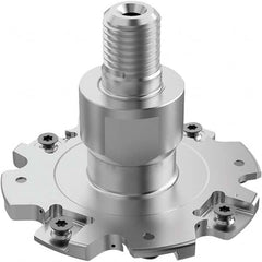 Seco - Combimaster Connection, 7mm Cutting Width, 26.3mm Depth of Cut, 80mm Cutter Diam, 8 Tooth Indexable Slotting Cutter - Americas Industrial Supply