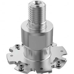 Seco - Combimaster Connection, 5mm Cutting Width, 17.6mm Depth of Cut, 63mm Cutter Diam, 8 Tooth Indexable Slotting Cutter - Americas Industrial Supply