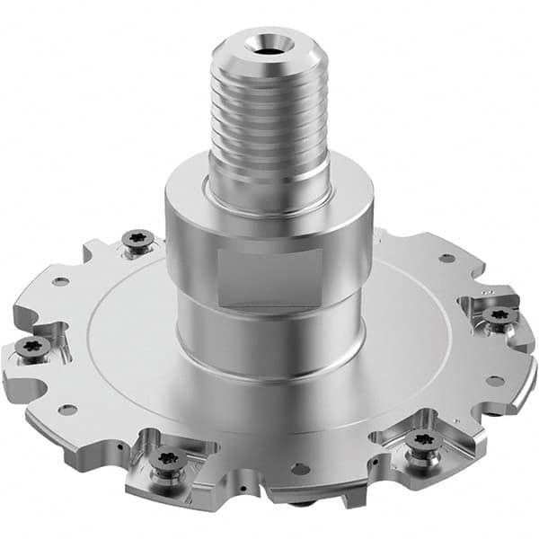 Seco - Combimaster Connection, 6mm Cutting Width, 32.8mm Depth of Cut, 100mm Cutter Diam, 12 Tooth Indexable Slotting Cutter - Americas Industrial Supply