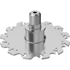 Seco - Combimaster Connection, 3.1mm Cutting Width, 43.1mm Depth of Cut, 125mm Cutter Diam, 13 Tooth Indexable Slotting Cutter - Americas Industrial Supply