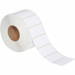 Value Collection - Pack of 4 Rolls, 3,000 Labels per Roll, 4" x 2" White Topcoated Facestock Thermal Labels - Americas Industrial Supply