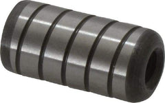 Holo-Krome - 1/2" Diam x 1" Pin Length 4000 Alloy Steel Pull Out Dowel Pin - Black Luster Finish, C 47-58 & C 60 (Surface) Hardness, 1 Beveled & 1 Threaded End - Americas Industrial Supply