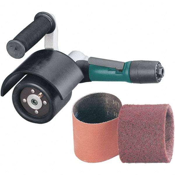 Dynabrade - 0.4 hp, 3,200 RPM Finishing Sander - 21 CFM Air Consumption, 6.21 bar Air Pressure, 1/4 NPT Inlet - Americas Industrial Supply