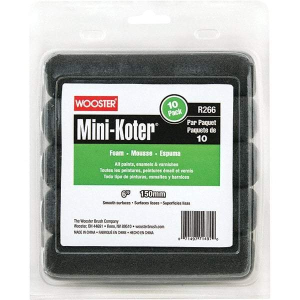 Wooster Brush - Paint Roller Covers   Type: Mini Roller    Nap Size (Inch): 0 - Americas Industrial Supply