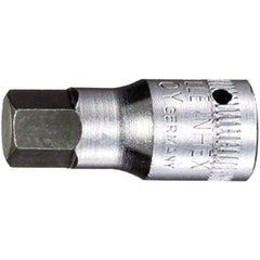 Hand Hex & Torx Bit Sockets; Socket Type: Metric Hex Bit Socket; Hex Size (mm): 8.000; Bit Length: 16 mm; Insulated: No; Tether Style: Not Tether Capable; Material: Chrome Alloy Steel; Finish: Chrome-Plated; Overall Length (Decimal Inch): 1.1100; Non-spar