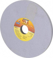 Norton - 8" Diam x 1-1/4" Hole x 1/2" Thick, K Hardness, 100 Grit Surface Grinding Wheel - Aluminum Oxide, Type 1, Fine Grade, 3,600 Max RPM, Vitrified Bond, No Recess - Americas Industrial Supply