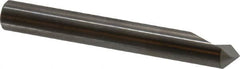 SGS - 1/4" Head Diam, 1/4" Shank Diam, 1 Flute 90° Solid Carbide Countersink - Bright Finish, 2" OAL, Single End, Straight Shank, Right Hand Cut - Americas Industrial Supply