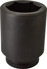 Proto - 1-1/2" Drive 3-1/8" Deep Impact Socket - 6 Points, 6-3/8" OAL - Americas Industrial Supply