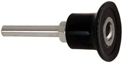 Norton - 1-1/2" Diam Quick-Change Type R Disc Backing Pad - 1/4" Shank Diam, Medium Density, 30,000 RPM, Speed-Lok TR Compatible - Americas Industrial Supply