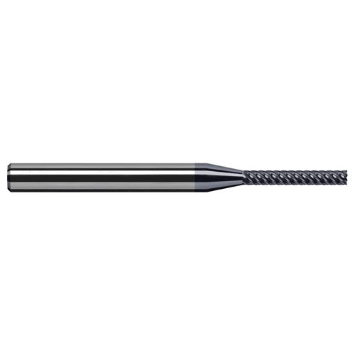 Variable Helix End Mills for Free Machining Steels - Finishers - 0.2500″ (1/4″) Cutter Diameter × 0.7500″ (3/4″) Length of Cut Carbide Square End Mill Finisher for Free Machining Steels, 5 Flutes, AlTiN Coated