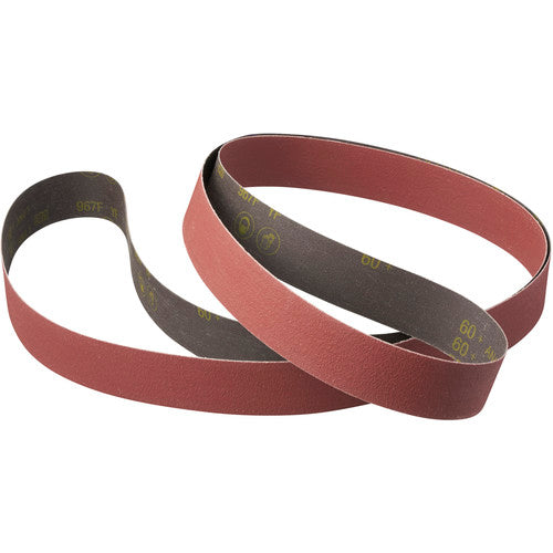 3M Cubitron II Cloth Belt 967F 24+ ZF-weight 2″ × 132″ - Exact Industrial Supply