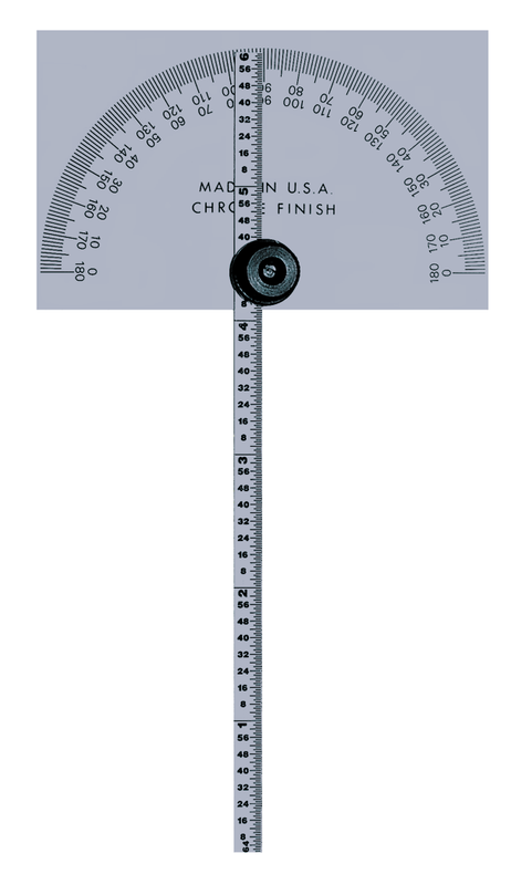 0-180 RECT PROTRACTOR - Americas Industrial Supply