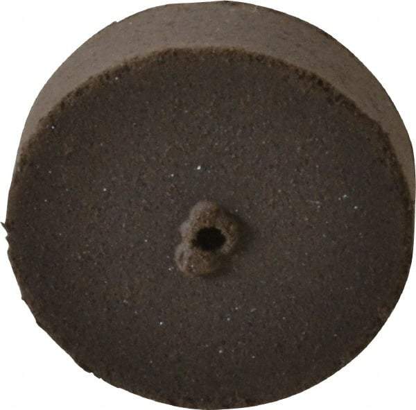 Cratex - 7/8" Diam x 1/16" Hole x 1/4" Thick, Surface Grinding Wheel - Silicon Carbide, Medium Grade, 25,000 Max RPM, Rubber Bond, No Recess - Americas Industrial Supply