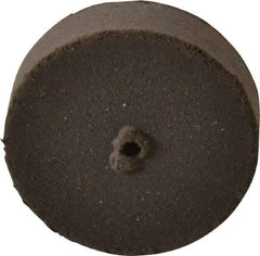 Cratex - 7/8" Diam x 1/16" Hole x 1/4" Thick, Surface Grinding Wheel - Silicon Carbide, Medium Grade, 25,000 Max RPM, Rubber Bond, No Recess - Americas Industrial Supply