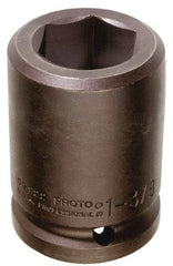 Proto - #5 Spline Drive, 2-5/8" Socket, Impact Socket - 6 Points, 4-1/2" OAL - Americas Industrial Supply