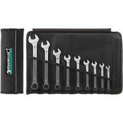 Wrench Sets; Set Type: Combination Wrench; System Of Measurement: Metric; Container Type: Wallet; Roll; Wrench Size: 8 to 22 mm; Material: Alloy Steel; Chrome; Finish: Chrome-Plated; Overall Length: 10.4331 in; Non-sparking: No; Corrosion-resistant: No; R