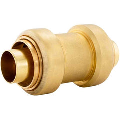 Jones Stephens - Metal Push-To-Connect Tube Fittings Type: Coupling Tube Outside Diameter (Inch): 1-1/2 - Americas Industrial Supply