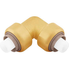 Jones Stephens - Metal Push-To-Connect Tube Fittings Type: 90 Degree Elbow Tube Outside Diameter (Inch): 1 - Americas Industrial Supply