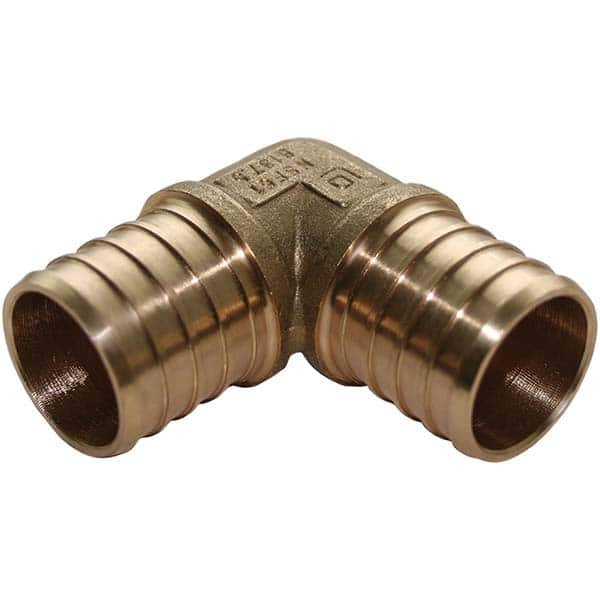 Jones Stephens - Brass & Chrome Pipe Fittings Type: 90 Elbow Fitting Size: 1 - Americas Industrial Supply