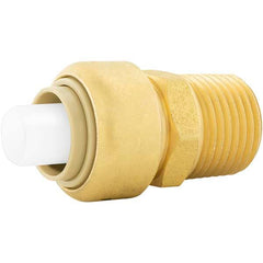 Jones Stephens - Metal Push-To-Connect Tube Fittings Type: Adapter Tube Outside Diameter (Inch): 1/2 - Americas Industrial Supply