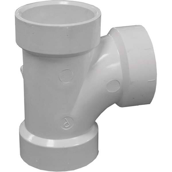 Jones Stephens - Drain, Waste & Vent Pipe Fittings Type: Sanitary Tee Fitting Size: 3 x 2 (Inch) - Americas Industrial Supply