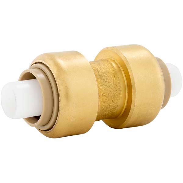 Jones Stephens - Metal Push-To-Connect Tube Fittings Type: Coupling Tube Outside Diameter (Inch): 1/2 - Americas Industrial Supply