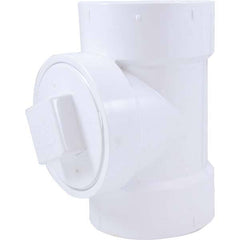 Jones Stephens - Drain, Waste & Vent Pipe Fittings Type: Cleanout Test Tee w/Cleanout Plug Fitting Size: 3 (Inch) - Exact Industrial Supply