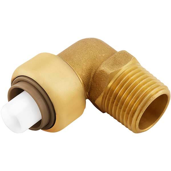 Jones Stephens - Metal Push-To-Connect Tube Fittings Type: Adapter Tube Outside Diameter (Inch): 1/2 - Americas Industrial Supply