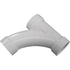 Jones Stephens - Drain, Waste & Vent Pipe Fittings Type: Long Turn Tee Wye Fitting Size: 2 x 1-1/2 (Inch) - Americas Industrial Supply