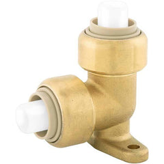 Jones Stephens - Metal Push-To-Connect Tube Fittings Type: Drop Ear Elbow Tube Outside Diameter (Inch): 3/4 - Americas Industrial Supply