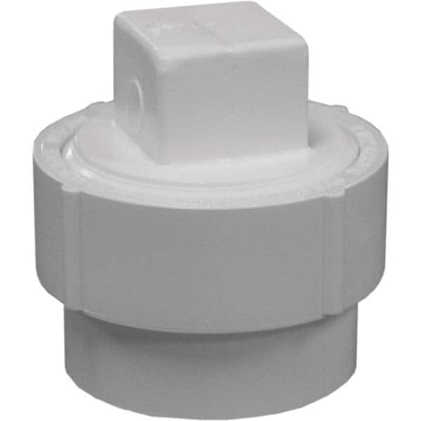 Jones Stephens - Drain, Waste & Vent Pipe Fittings Type: Cleanout Adapter w/Plug Fitting Size: 2 (Inch) - Americas Industrial Supply
