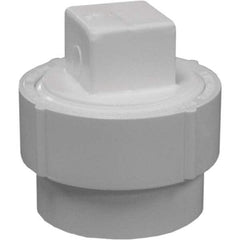 Jones Stephens - Drain, Waste & Vent Pipe Fittings Type: Cleanout Adapter w/Plug Fitting Size: 2 (Inch) - Americas Industrial Supply