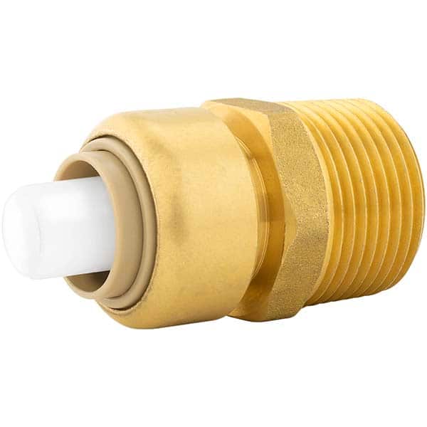 Jones Stephens - Metal Push-To-Connect Tube Fittings Type: Adapter Tube Outside Diameter (Inch): 3/8 - Americas Industrial Supply