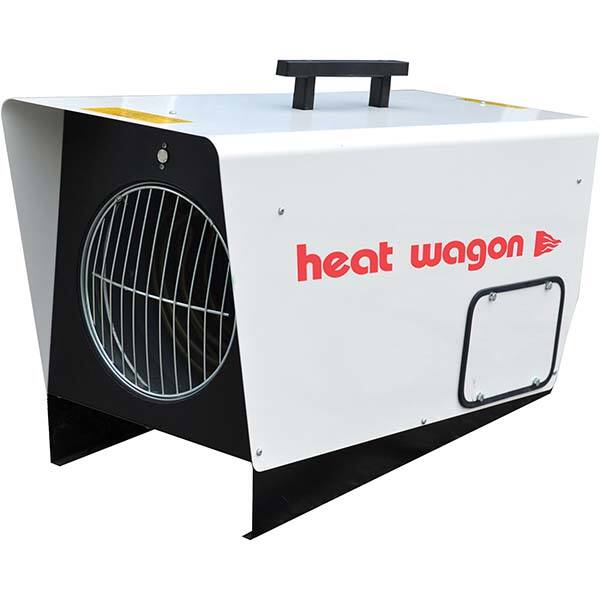 Heat Wagon - Electric Forced Air Heaters Type: Forced Air Blower Maximum BTU Rating: 65000 - Americas Industrial Supply