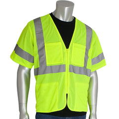 PIP - High Visibility Vests Vest Style: General Purpose; Surveyor's Vest Type: Hi Visibility - Americas Industrial Supply