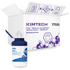 Kimtech - Wipes; Type: Disinfecting ; Style: Dry ; Sheet Length (Inch): 12 ; Sheet Width (Inch): 6 ; Sheets per Package: 660 ; Container Type: Case - Exact Industrial Supply