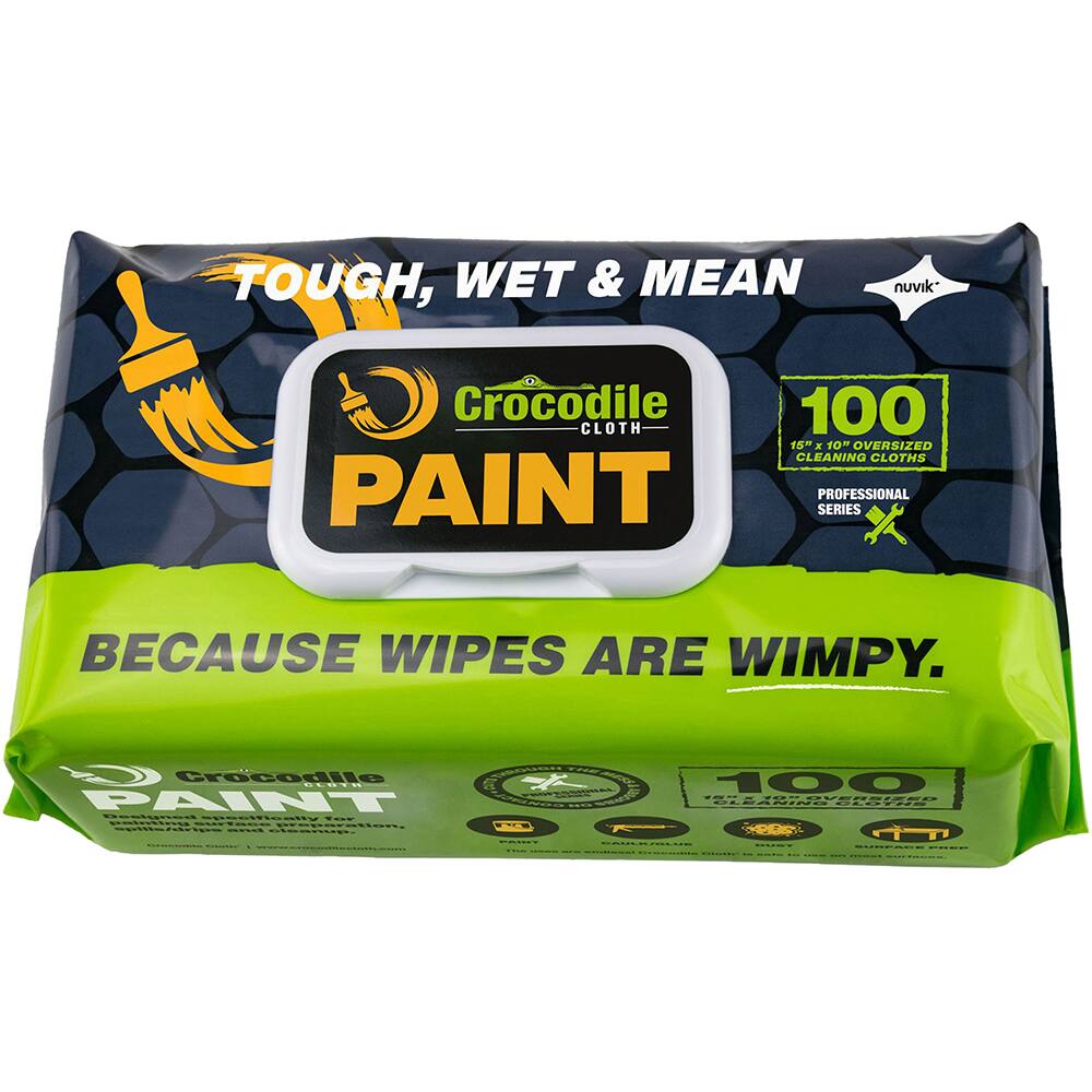Crocodile Cloth - Wipes Type: General Purpose Style: Pre-Moistened; Flat Fold - Americas Industrial Supply